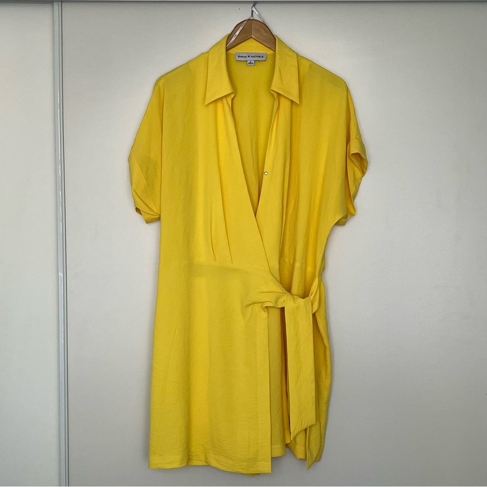 Yellow Wrap Skort